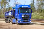 Nagelneuer Schuster Group MAN TGX 18.520 Wagen 226 am 09.04.26 in Kahl am Main