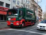 MAN Müllwagen von Gurdulic/Knettenbrech am 28.03.15 in Mannheim 