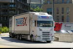 Scania R 500 mit Anh�nger unterwegs in Schaan/FL am 30.04.2026