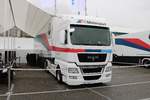 BMW Motorsport MAN TGX am 04.05.19 bei der DTM auf den Hockenheimring