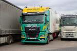Gartner MAN TGX am 14.03.26 am A3 Rasthof Weisskirchen Nord