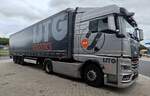 =MAN-Sattelzug von IJTG-Logistics steht zur Fahrerpause auf einer Rastanlage an der A 7, 07-2026