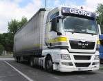 Juni 2012 / MAN - TGX 18.400 unterwegs fr den Logisticer Georgi aus der Region Siegen..