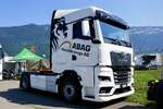 Eine MAN Zugmaschine von ABAG am 27.6.26 beim Trucker Festival Interlaken.