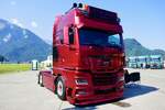 Eine MAN Zugmaschine von F�rst am 27.6.26 beim Trucker Festival Interlaken.