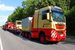 Baumann Move MAN TGX 41.540 mit Trafo Schwertransport am 13.07.26 in Maintal  