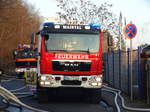 FF Maintal MAN TGM LF20 (Florian Maintal 1/46/1) am 26.01.17 bei einen Großbrand in Maintal Bischofsheim 