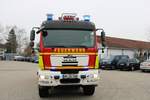 Feuerwehr Langen (Hessen) MAN TGM LKW (Florian Langen 1/68) am 17.02.18 bei einen Fototermin fotografiert