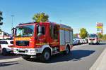 Feuerwehr Eppertshausen MAN TGM LF10 am 16.09.18 bei einer Katastrophenschutzübung in Rödermark Urberach