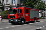 Feuerwehr Frankfurt am Main MAN TGM Feuerwehschule HLF20 am 02.06.19 bei der großen Parade zum Jubiläum 150 Kreisfeuerwehrverband Frankfurt
