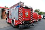 Feuerwehr Eschborn MAN TGM TLF4000 mit Rosenbauer AT Aufbau am 23.06.19 beim Tag der offenen Tür