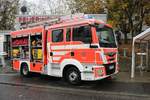 Neues MAN MLF der Feuerwehr Wiesbaden Kloppenheim am 27.10.19 beim Tag der offenen Tür 