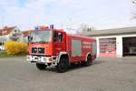 Feuerwehr Altenstadt (Hessen) MAN TLF 24/50 am 14.03.20 bei einen Fototermin 