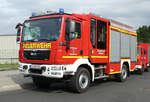=MAN als Löschgruppenfahrzeug LF 10 der Feuerwehr PETERSBERG-MARGRETENHAUN steht in Hünfeld anl.