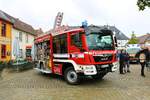 Feuerwehr Usingen im Taunus MAN TGM HLF10 am 28.08.21 bei der Fahrzeugvorstellung