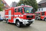 Feuerwehr Usingen im Taunus MAN TGM GW-L am 28.08.21 bei der Fahrzeugvorstellung