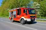 Feuerwehr Dieburg MAN TGM LF10 Kats am 07.05.22 bei einer Waldbrandübung in Groß Zimmern 