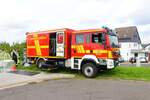 Feuerwehr Gründau Lieblos MAN TGM GW-L am 13.08.23 in Hammersbach bei einer Übung