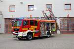 Feuerwehr Schwetzingen MAN TGM LF30/40 (Florian Schwetzingen 44) am 26.08.23 bei einen Fototermin.