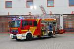Feuerwehr Schwetzingen MAN TGM HLF20 (Florian Schwetzingen 46) am 26.08.23 bei einen Fototermin. Danke für das tolle Shooting