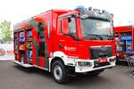 Schmitz Feuerwehrtechnik MAN TGM HLF am 17.05.24 auf der Rettmobil in Fulda