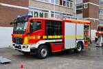 Feuerwehr Rodenbach MAN TGM 13.320 Schlingmann StlF20 (Florian Rodenbach 1-41-1) bei einer Jugendfeuerwehr Großübung am 25.10.25 in Erlensee an der Georg Büchner Schule