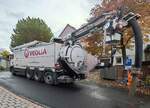 =MAN des Entsorgungsunternehmens VEOLIA bei Kanalspülarbeiten in Hünfeld, 11-2025