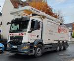 =MAN des Entsorgungsunternehmens VEOLIA bei Kanalspülarbeiten in Hünfeld, 11-2025