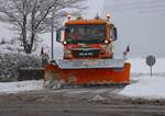 Die Autobahn Gmbh Autobahnmeisterei Langenselbold MAN TGS Winterdienstfahrzeug am 26.01.26 in Langenselbold West 