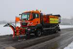 Die Autobahn Gmbh Autobahnmeisterei Langenselbold MAN TGS Winterdienstfahrzeug am 26.01.26 in Langenselbold West