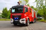 MAN TGS 35.520 Rosenbauer ULF Infraserv Wiesbaden Werkfeuerwehr (Florian Kalle 50/28-2) am 14.05.26 beim Tag der offenen T�r der Feuerwehr Mainz-Kostheim. Danke f�r das spontane Shooting