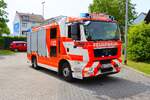 MAN TGM 15.290 Rosenbauer HLF20/16 Reservefahrzeug Berufsfeuerwehr Frankfurt am 24.05.26 beim Tag der offenen T�r der Feuer- und Rettungswache 3 in Frankfurt Nied  