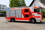 MAN TGM 15.290 Rosenbauer HLF20/16 Reservefahrzeug Berufsfeuerwehr Frankfurt am 24.05.26 beim Tag der offenen T�r der Feuer- und Rettungswache 3 in Frankfurt Nied