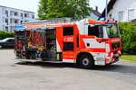 MAN TGM 15.290 Rosenbauer HLF20/16 Reservefahrzeug Berufsfeuerwehr Frankfurt am 24.05.26 beim Tag der offenen T�r der Feuer- und Rettungswache 3 in Frankfurt Nied
