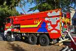 MAN, GTLF -1, LKW des CGDIS; zur L�schwasserversorgung bei Gro�- und Vegetationsbr�nden wo gro�e Wassermengen ben�tigt werden, Tankfassungsverm�gen 10000 l, aufgenommen beim Tag des Zivilschutzes in