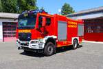 Feuerwehr Altenstadt in der Wetterau MAN TGM 18.320 Lentner PTLF (Florian Altenstadt 1/24) am 08.08.26 bei einen Fototermin.