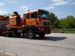 Ein MAN Mähwagen des Betriebhofes Sulzberg im Jahr 2007. 