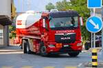 MAN TGS 26.470 am 10.07.26 in Brig in der Schweiz 
