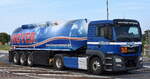 Wilhelm Hoyer GmbH & Co.KG (HOYER GROUP) mit einem Tanksattelzug mit MAN TGS 18.460 Zugmaschine beladen lt- UN-Nr.: 30/1202 mit Dieselkraftstoff/Heizöl (leicht)am 27.09.23 Höhe