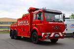 Mercedes Benz 2633 Abschleppdienst Loosen LKW Abschlepper mit Brechtel Aufbau am 14.06.26 bei einen Fototermin.