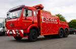 Mercedes Benz 2633 Abschleppdienst Loosen LKW Abschlepper mit Brechtel Aufbau am 14.06.26 bei einen Fototermin.