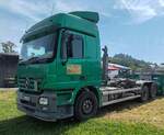 =MB Actros, ausgestellt zum Firmengeburtstag:  66 Jahre Lohnunternehmen HERRLICH  aus Langenbieber, 06-2026