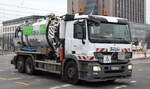 Feigel Umwelt-Service GmbH mit einem MB 2732 Abwasserspülfahrzeug am 17.03.22 Berlin Marzahn.