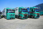 MB Actros H�ngerzug von Gisler am 27.6.26 beim Trucker Festival Interlaken.