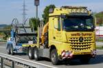 Ein MB Arocs H�ngerzug von Welti-Furrer am 11.9.26 bei Grauholz.