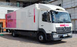 =MB Atego 1224 der Firma CWS steht zur Entladung in Petersberg, 05-2026
