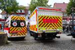 DRK Kreisverband Schl�chtern Mercedes Benz Atego GW-San (Rot Kreuz Main-Kinzig 25-64-1) am 22.08.26 bei der Polizeischau