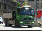 Mercedes Kipper unterwegs in Schaan/FL am 30.04.2026