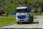 Mercedes Arocs Kipper unterwegs in Unterwasser am 30.04.2026