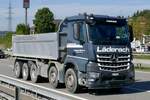 Ein MB Arocs Kipper von L�derach am 11.9.26 bei Grauholz.